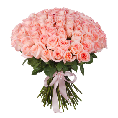 Букет из 101 розовой розы – символ бесконечной нежности Феодосия Крым