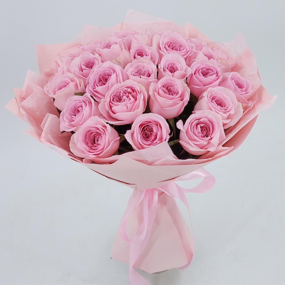 Букет из нежно-розовых роз – элегантность в каждом лепестке Феодосия Крым