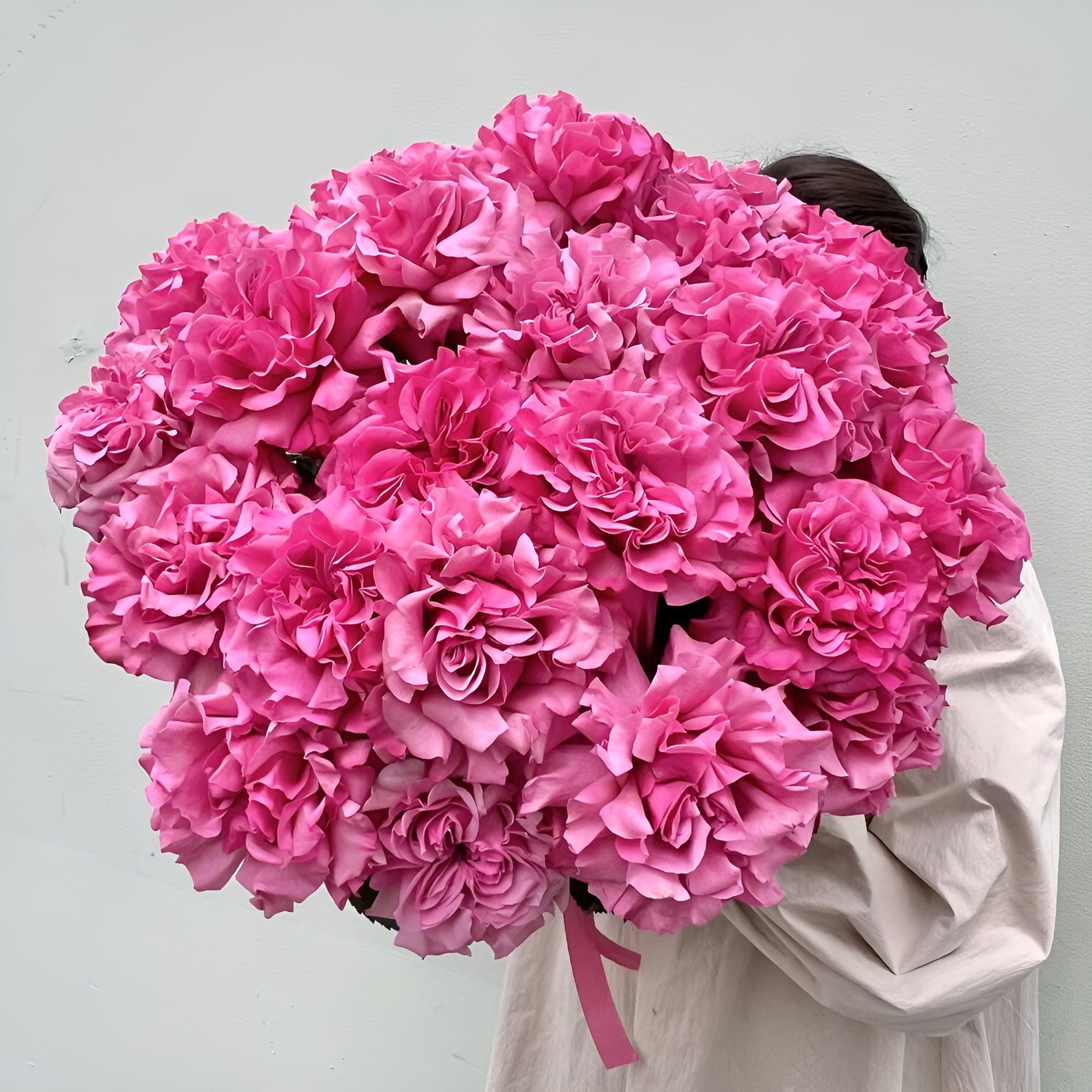 Роскошный букет из пионовидных роз – королевский подарок Феодосия Крым