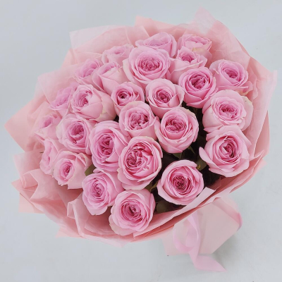 Букет из нежно-розовых роз – элегантность в каждом лепестке Феодосия Крым
