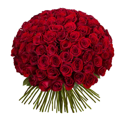 Букет из 101 красной розы – символ бесконечной страсти Феодосия Крым